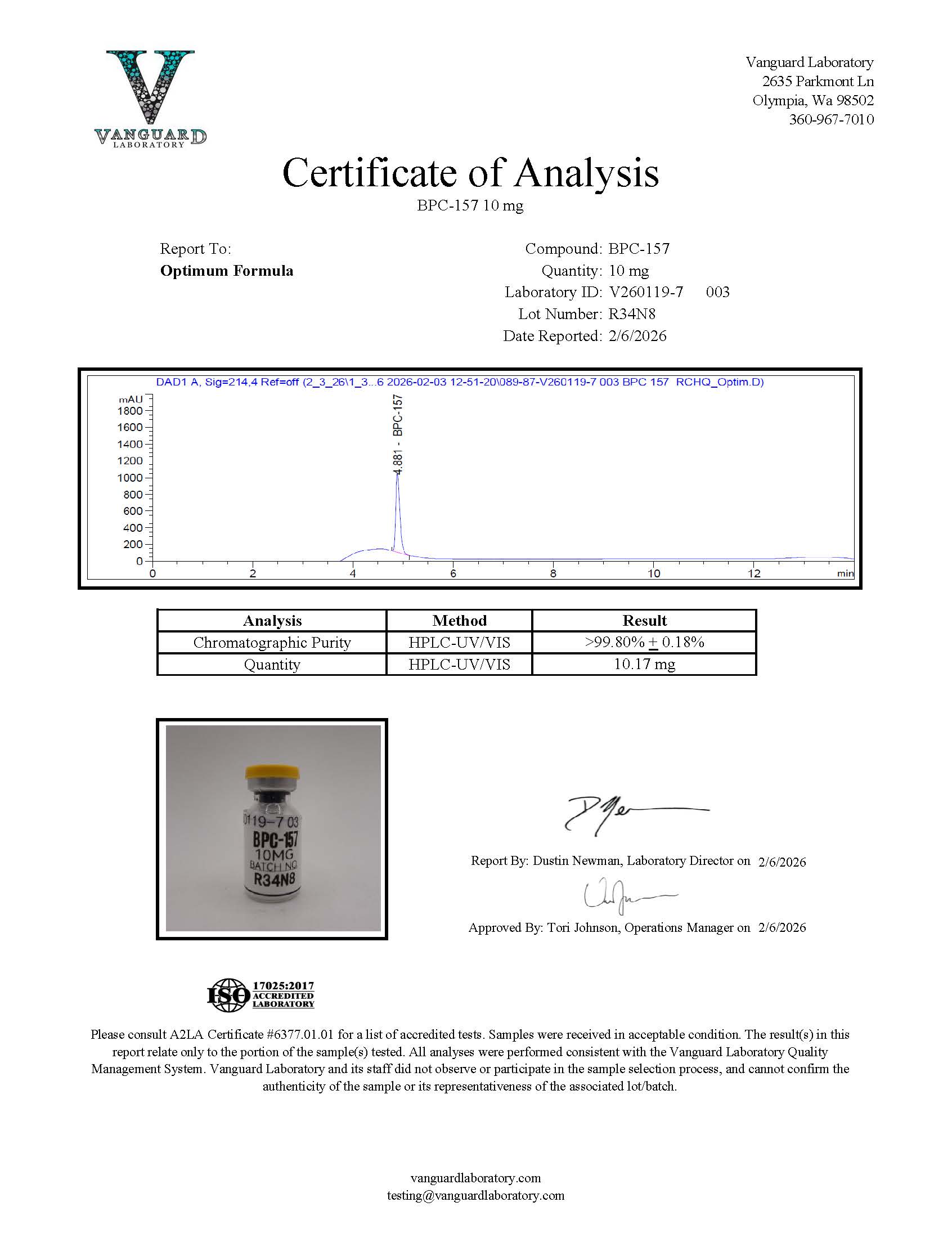 BPC-157 10 mg BPC-157 10 mg